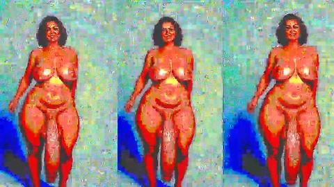 白人-女孩, 大-屁股