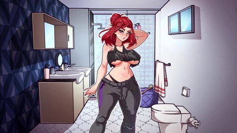 Tette grosse, beccata a masturbarsi