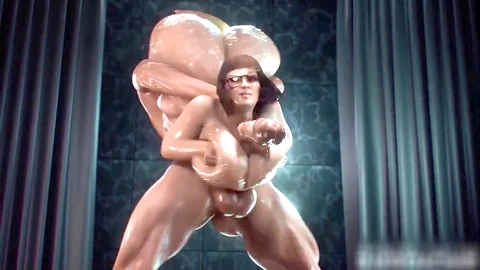 乳交, 臀部抖动